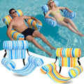2 Pack Inflatable Pool Float for Adult Adjustable Hammock Float Chair Fabric by Blueweenly