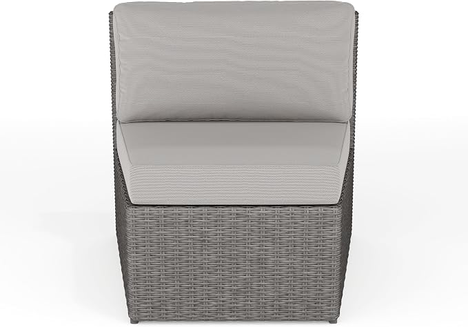 Martha Stewart Bedford Indoor-Outdoor Modular Patio Curved Sectional Sofa Seat - Image 11