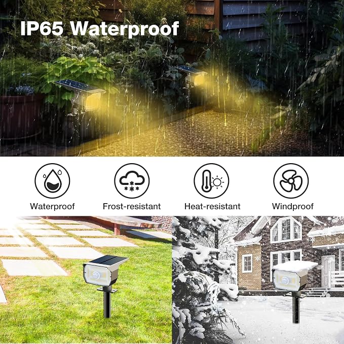 nipify Solar Spot Lights Outdoor Motion Sensor - Image 5