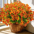 20 Bundles Artificial Flowers for Outdoors, UV Resistant Fake Plants Flowers by Grunyia