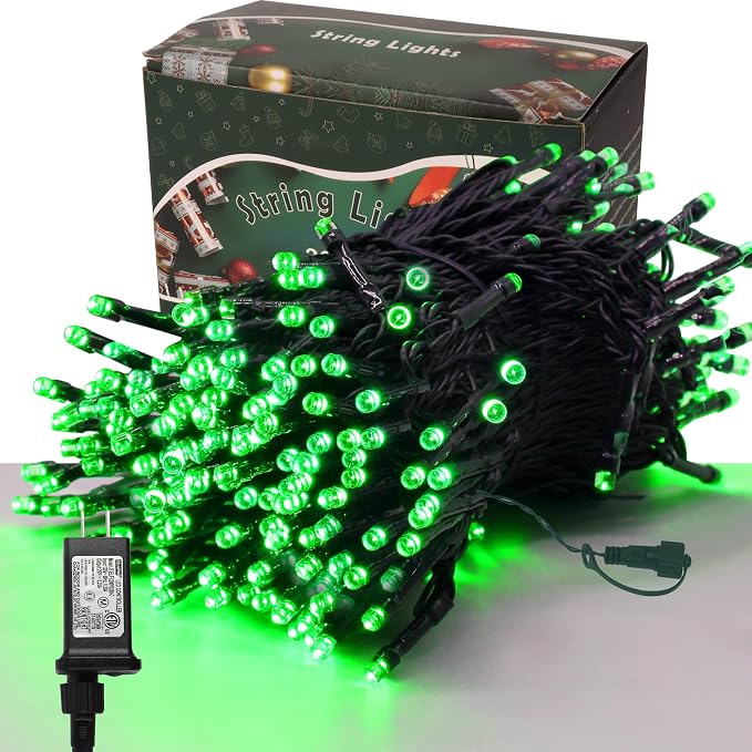 300 LED St Patricks Day Lights, 98.5FT Christmas String Lights by LJLNION