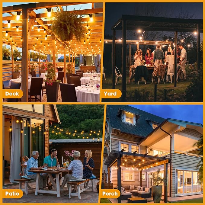 50FT LED Outdoor String Lights - Image 8