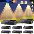 Brizled Solar Fence Lights Outdoor, 6 Modes 2700/4500/6500K 250ml Fence Solar by Brizled