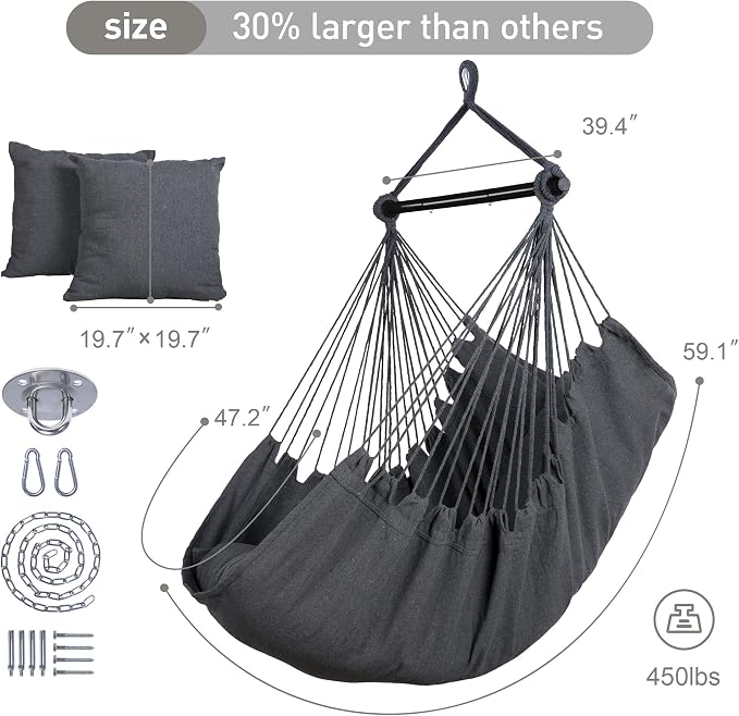 SUNCREAT Hammock Chair Swing - Image 5
