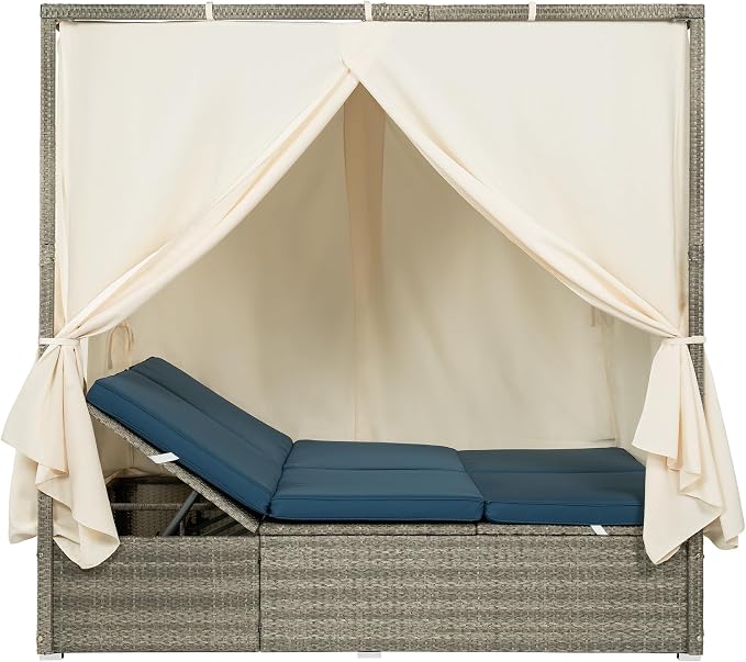 Wicker Metal Outdoor Pool Furniture - Image 6