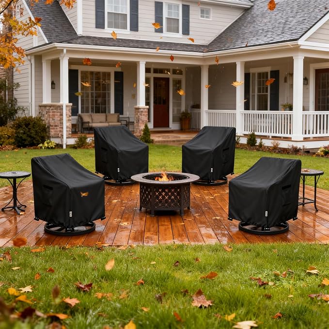 Patio Chair Covers Waterproof Patio Furniture Covers, 33W x 37D x 38 H Inches - Image 7