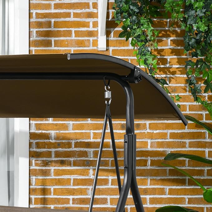Outsunny 3-Person Porch Swing - Image 9
