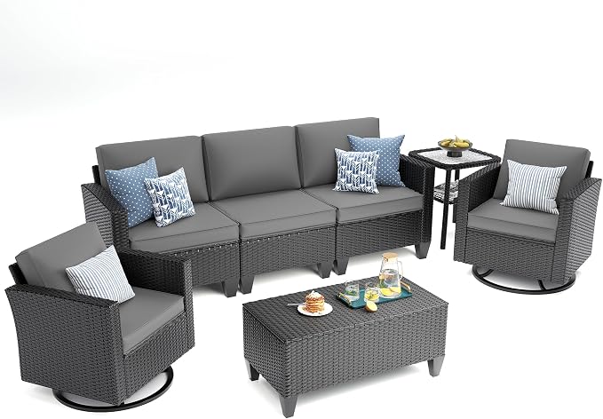 UDPATIO Patio Furniture Set, 5 Pieces Outdoor Conversation Sets - Image 9
