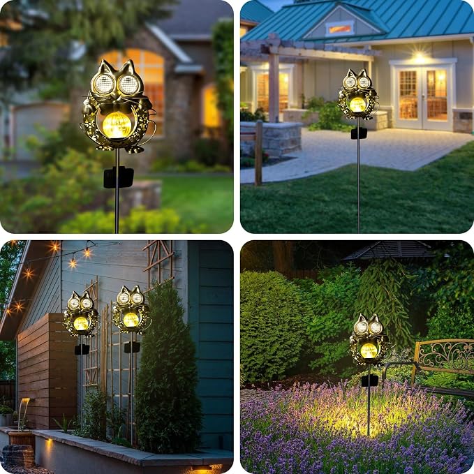 Solar Lights Outdoor Decor, Solar Cat Yard Decorations Outdoor, Garden - Image 6