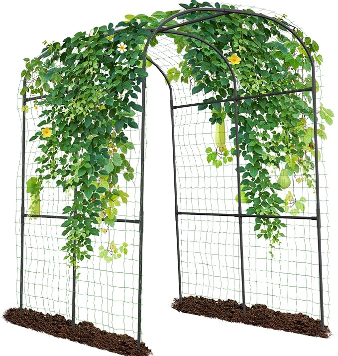 SUNYRISY Garden Arch Trellis for Climbing Plants Outdoor by SUNYRISY
