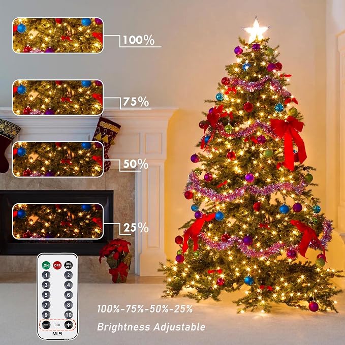 82FT 200 LED Color Changing Christmas String Lights - Image 3