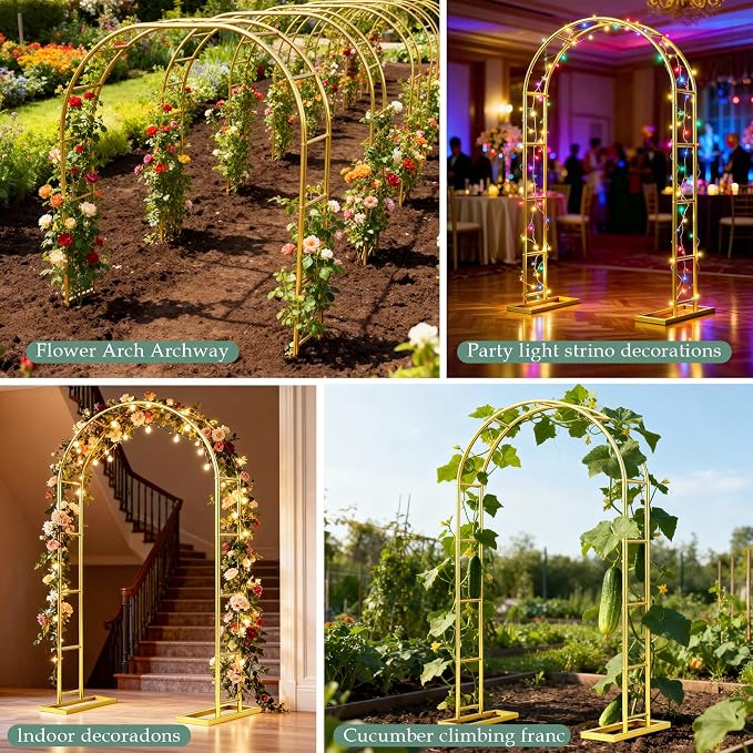Wedding Arch 6.6FTx3.5FT, Garden trellis - Image 7