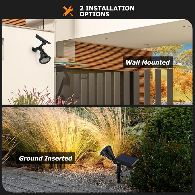Solar Lights Outdoor, 2-in-1 Decorative Solar Landscape Lighting - Image 5