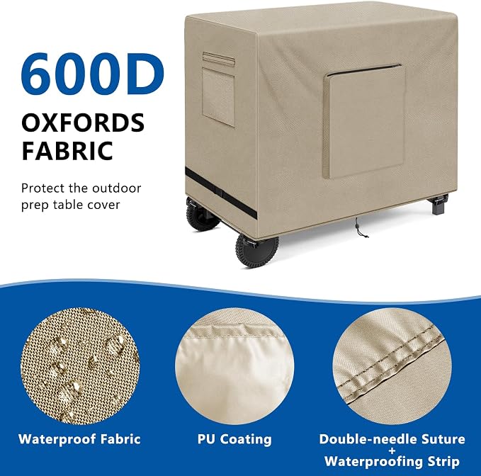SIRUITON Outdoor Bar Cart Cover - Image 3
