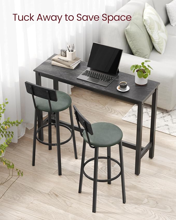 VASAGLE Bar Stools, 29.7-Inch Barstools - Image 4