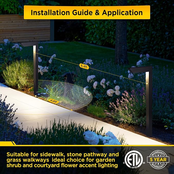 Gardencoin 3CCT LED Low Voltage Landscape Pathway Light, 12V Premium - Image 5