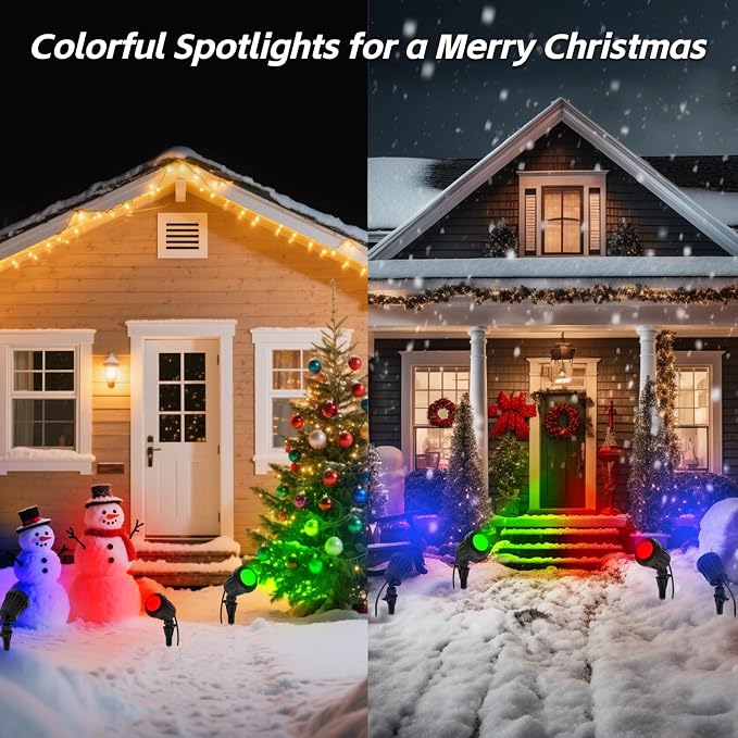 Spotlight Outdoor – 120V Plug-in, 2700K Warm White LED Landscape Spot Lights - Image 4