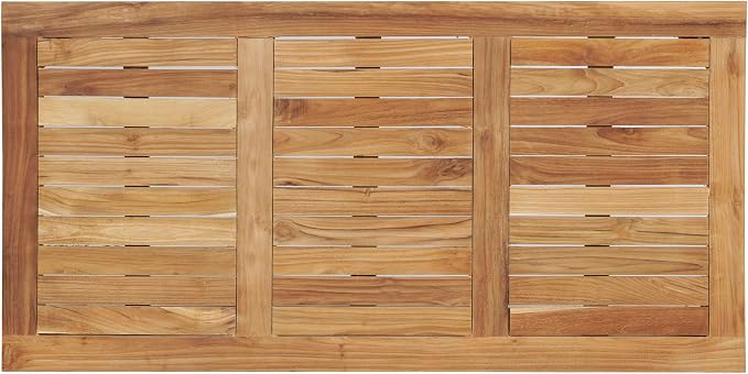 Teak Outdoor Coffee Table, Premium Grade A Teak Wood Patio Furniture - Image 5