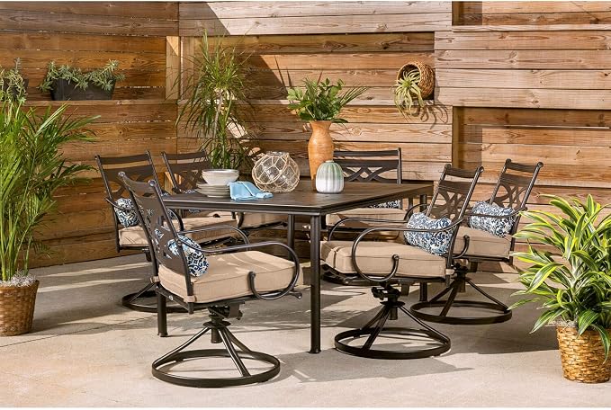 Hanover Montclair 7-Piece Outdoor Dining Set - Image 2