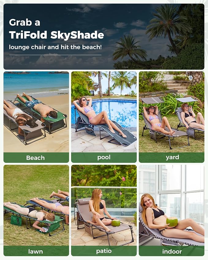 KingCamp 2 Pack Lounge Chair Outdoor - Image 8