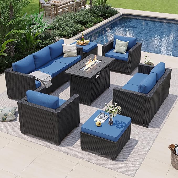 Aoxun 7 Piece Patio Furniture Set - Image 8