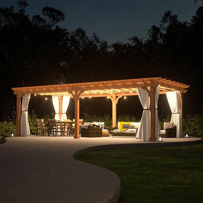 BlueWish 12’x24’ Outdoor Pergola, Patio Pergola - Image 8