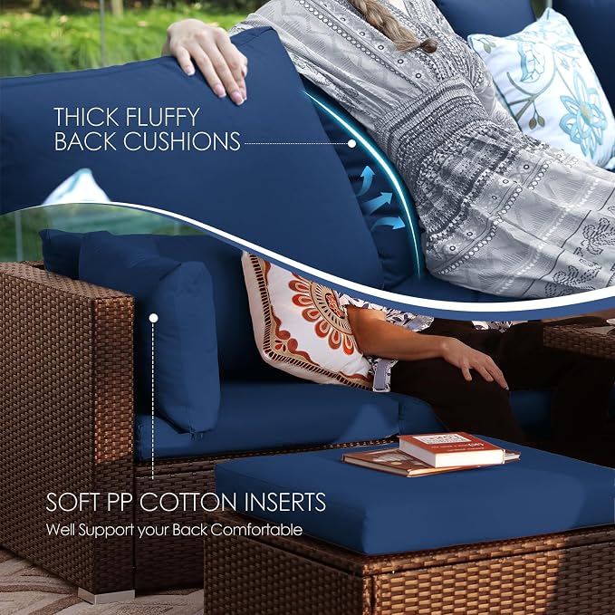 NICESOUL 15 Piece Outdoor Sectional - Image 8