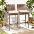 VINGLI Outdoor Bar Stools Set of 2 by VINGLI