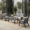 Patio Furniture Set, HDPE Outdoor Sofa Set by YourPerfectOutdoorEscape
