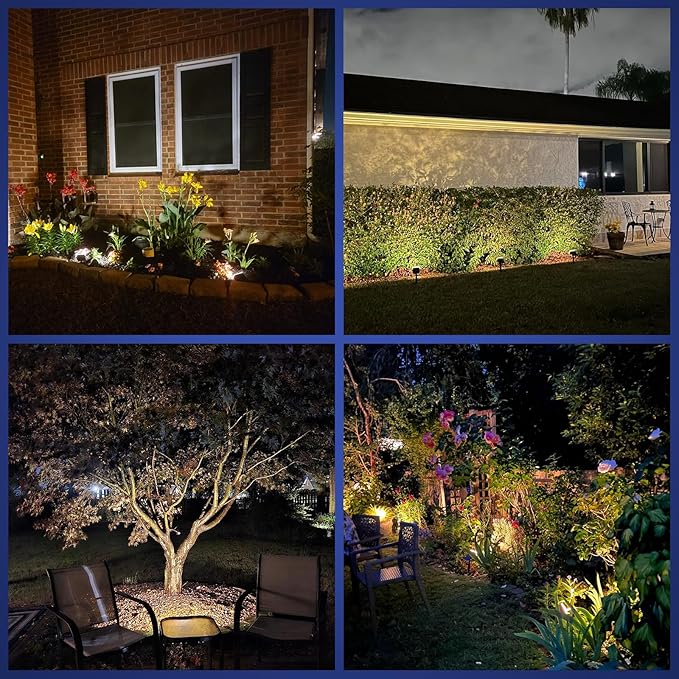 NYMPHY Solar Lights Outdoor Waterproof IP68, 56 LED 3 Lighting Modes Solar - Image 6