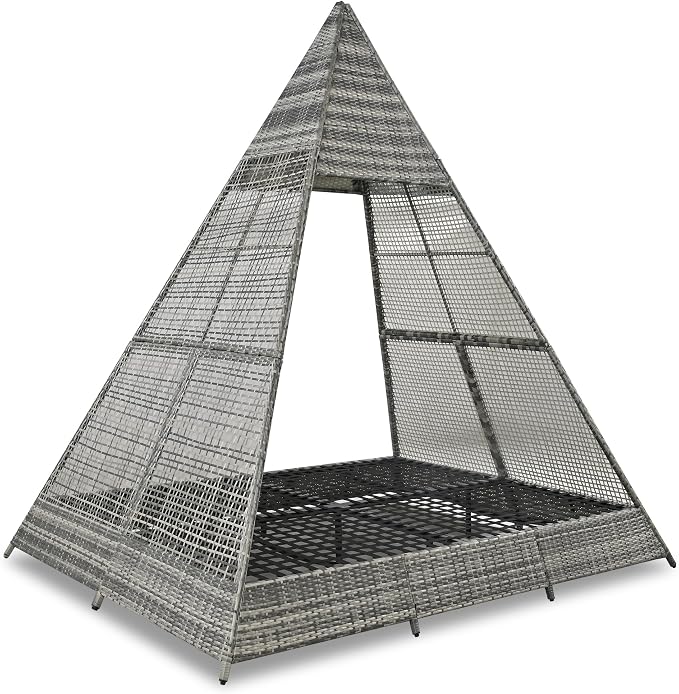 Meerax 90.5" Outdoor Wicker Sunbed - Image 7
