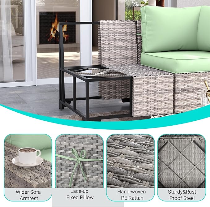 7-Piece Outdoor Patio Furniture Set - Image 4