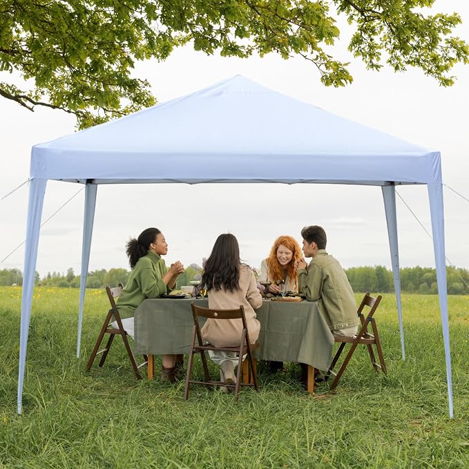 Outvita 10x10ft Ez Pop Up Outdoor Canopy Tent, Portable Commercial Instant Tent - Image 6