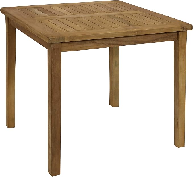 Sunnydaze Solid Teak Wood Outdoor Dining Table by SunnydazeDecor