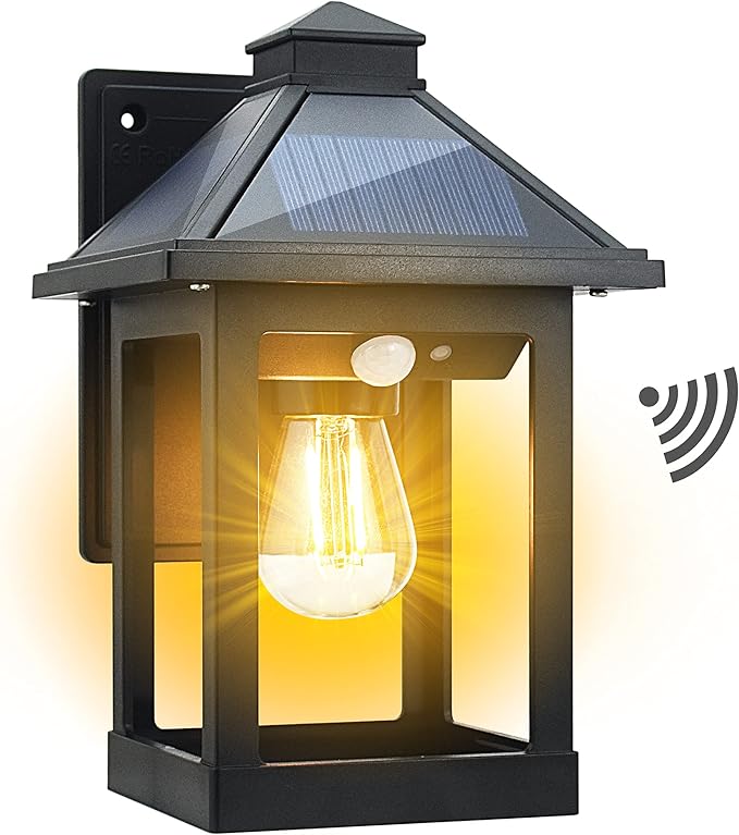 Solar Powered Wall Lanterns Outdoor by CYHKEE