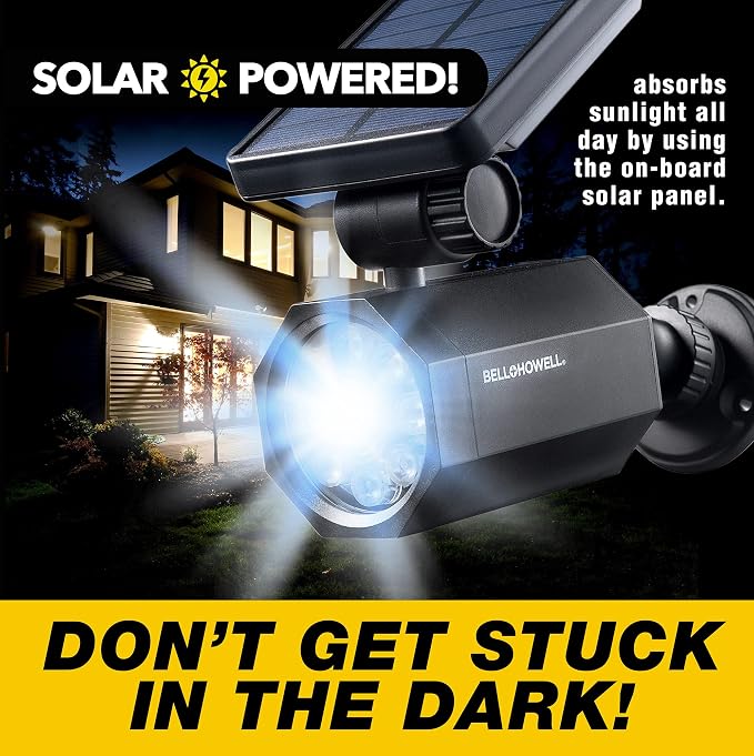 Bell+Howell Bionic Spotlight Motion Solar Spot Lights Outdoor Waterproof - Image 2
