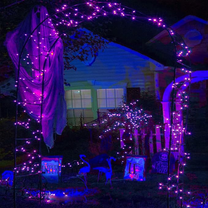2 Pack 200 LED Solar Christmas Lights Outdoor Waterproof, Solar String Lights - Image 2