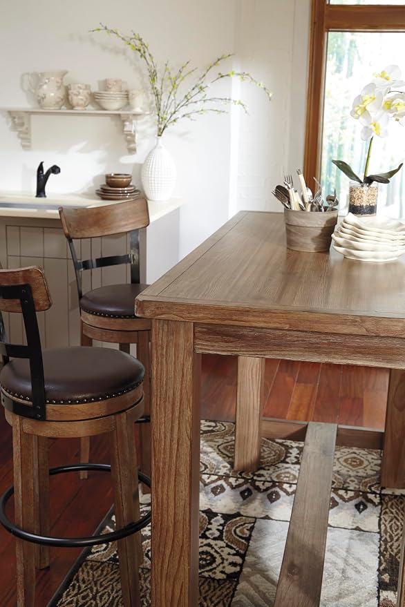 Signature Design by Ashley Pinnadel |24.25" Counter-Height Swivel Bar Stool – - Image 10