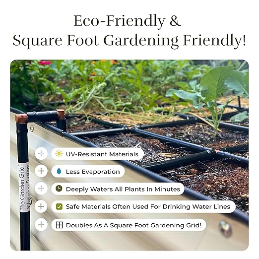 The Garden Grid | Pre-Assembled Garden Bed Watering System – Waters Every Plant - Image 5