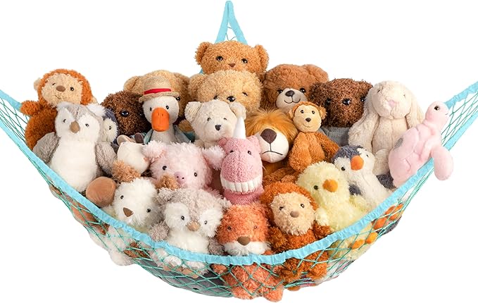 Stuffed Animal Storage Hammock Net Corner by TCGPRO