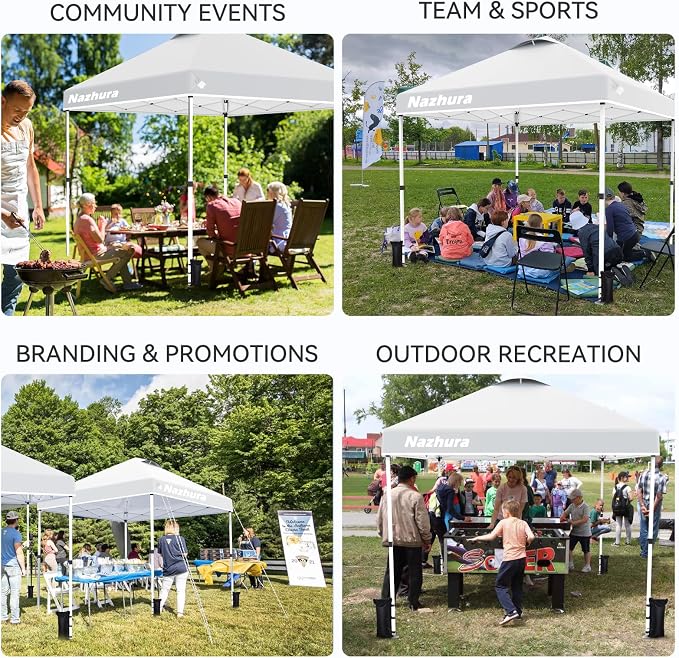 Nazhura 10' x 10' Pop Up Canopy Tent - Image 7