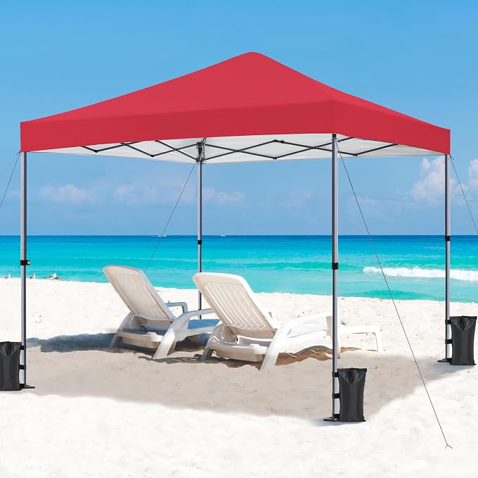 Yaheetech 10x10 1-Person Setup Pop Up Canopy Tent, Instant Portable Commercial - Image 9