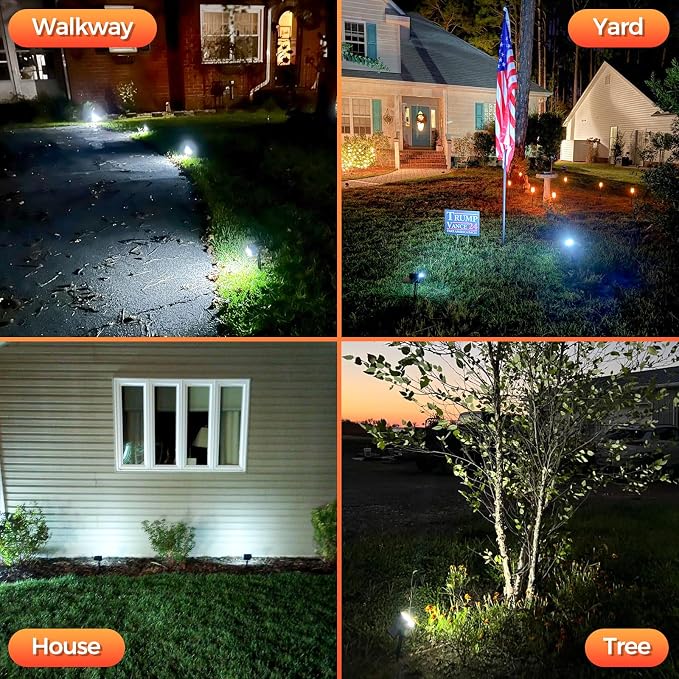 Solar Spot Lights Outdoor, 92 LEDs Landscape Lighting - Image 7