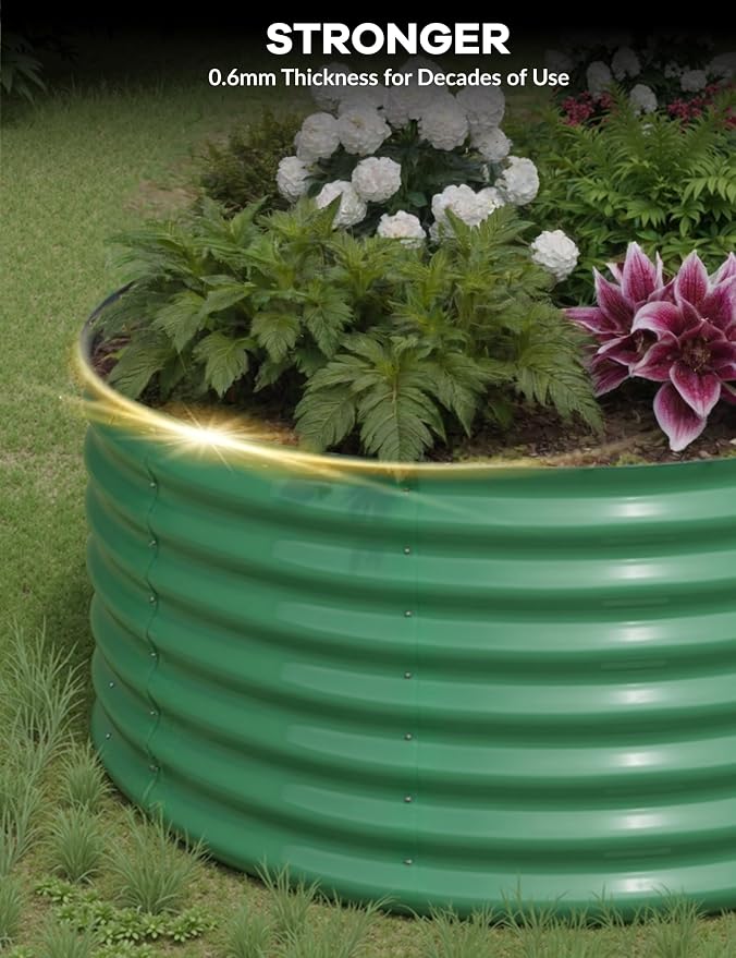 2 Pcs Raised Garden Beds Outdoor 8x4x1.5 ft - Image 4