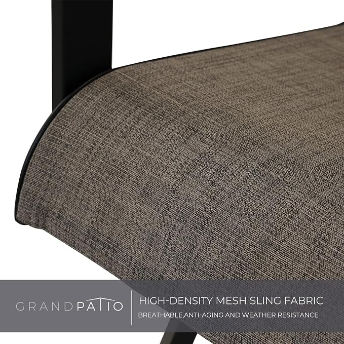 Grand patio 3 Piece Counter Height Patio Bar Set, Modern Round Bar Table and - Image 7