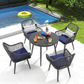 Patiorama 5-Piece Patio Dining Set, Outdoor Dining Table Chair Set, All-Weather by Patiorama