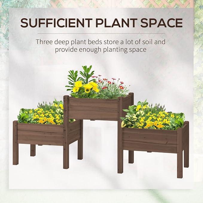 Outsunny Raised Garden Bed - Image 5