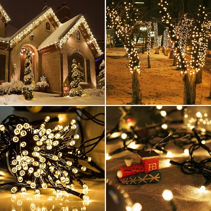 Dailyart Solar String Lights Outdoor, 2 Pack 100 LED Solar Fairy Lights - Image 7
