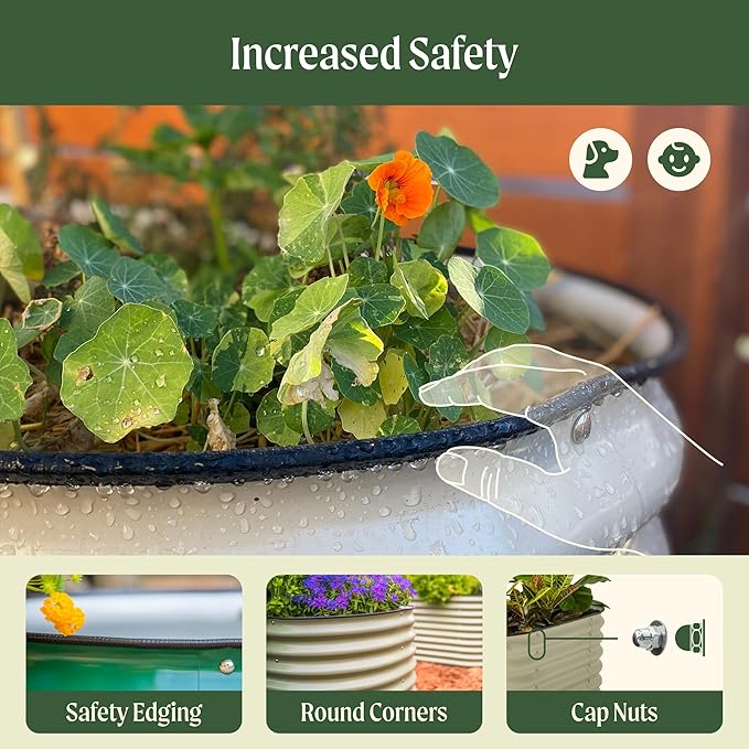 32" Extra Tall Raised Garden Bed Kits, 2.5 x 9.5 x 2.7ft Deep Root 10 in 1 - Image 7