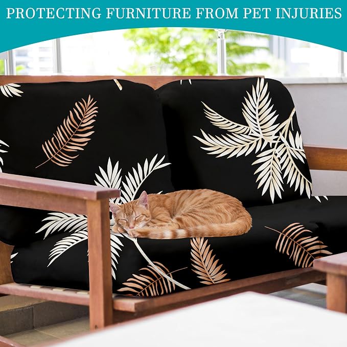 14Pcs Stretch Patio Cushion Covers, Outdoor Couch Covers Replacement, Outdoor - Image 6